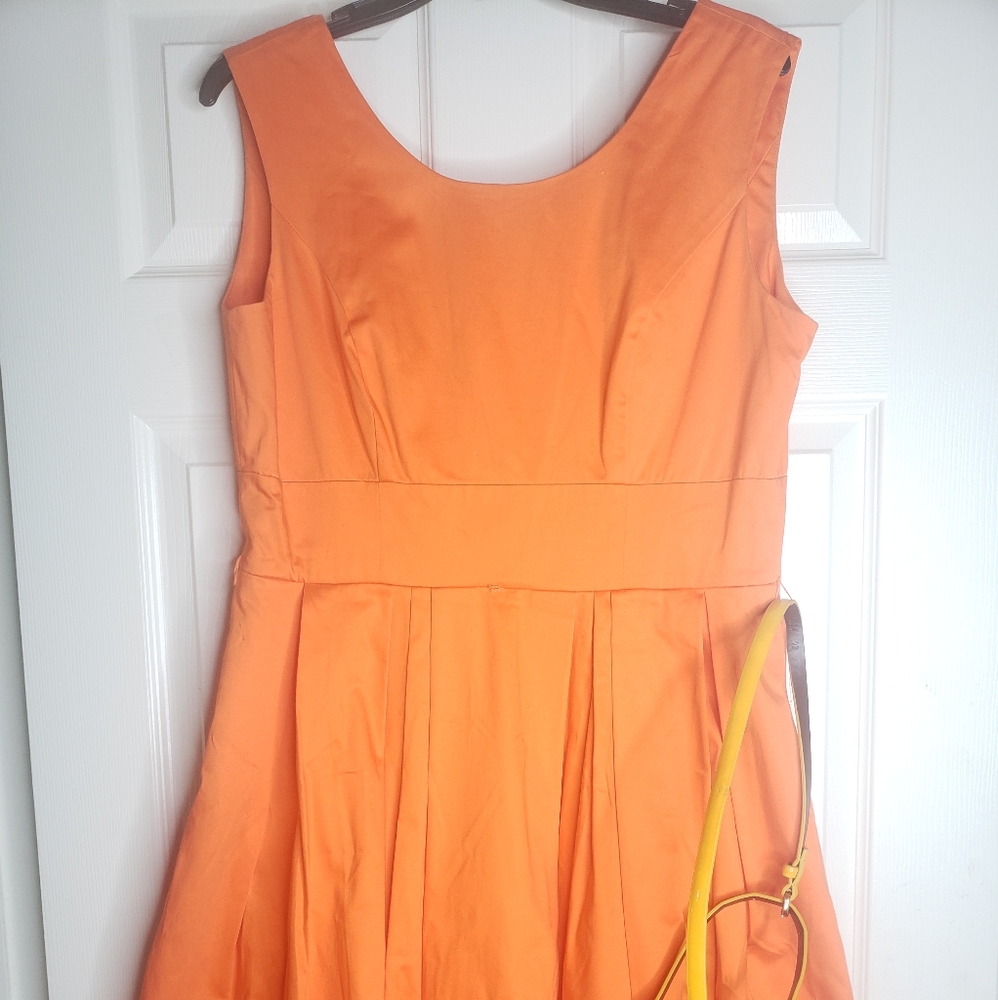 Calvin Klein Ember Orange Dress